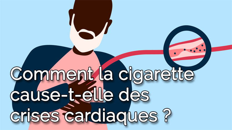 Comment la cigarette cause-t-elle des crises cardiaques