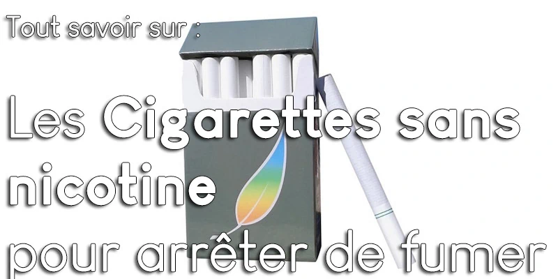 Vignette Cigarettes sans nicotine pour arrêter de fumer
